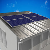 Metal Roof Solar Panel Kit – Quad 1200 Watt
